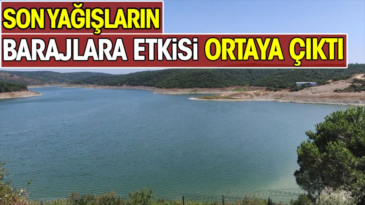İstanbul'da son yağışların barajlara etkisi ortaya çıktı. İSKİ güncel verileri duyurdu