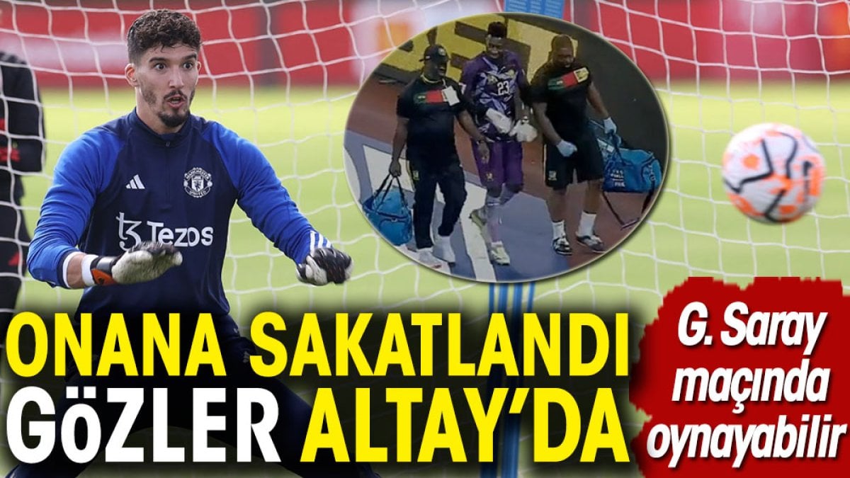 Manchester United'da Onana'nın sakatlığı sonrası Altay'a şans doğdu. İlk maçına Galatasaray karşısında çıkabilir