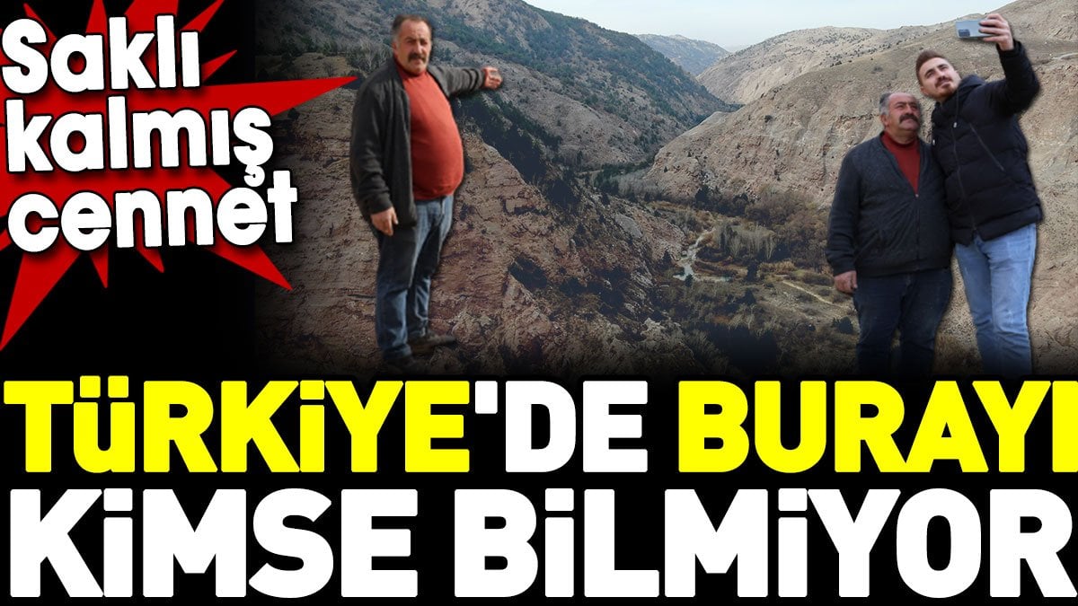 Türkiye'de burayı kimse bilmiyor. Saklı kalmış cennet