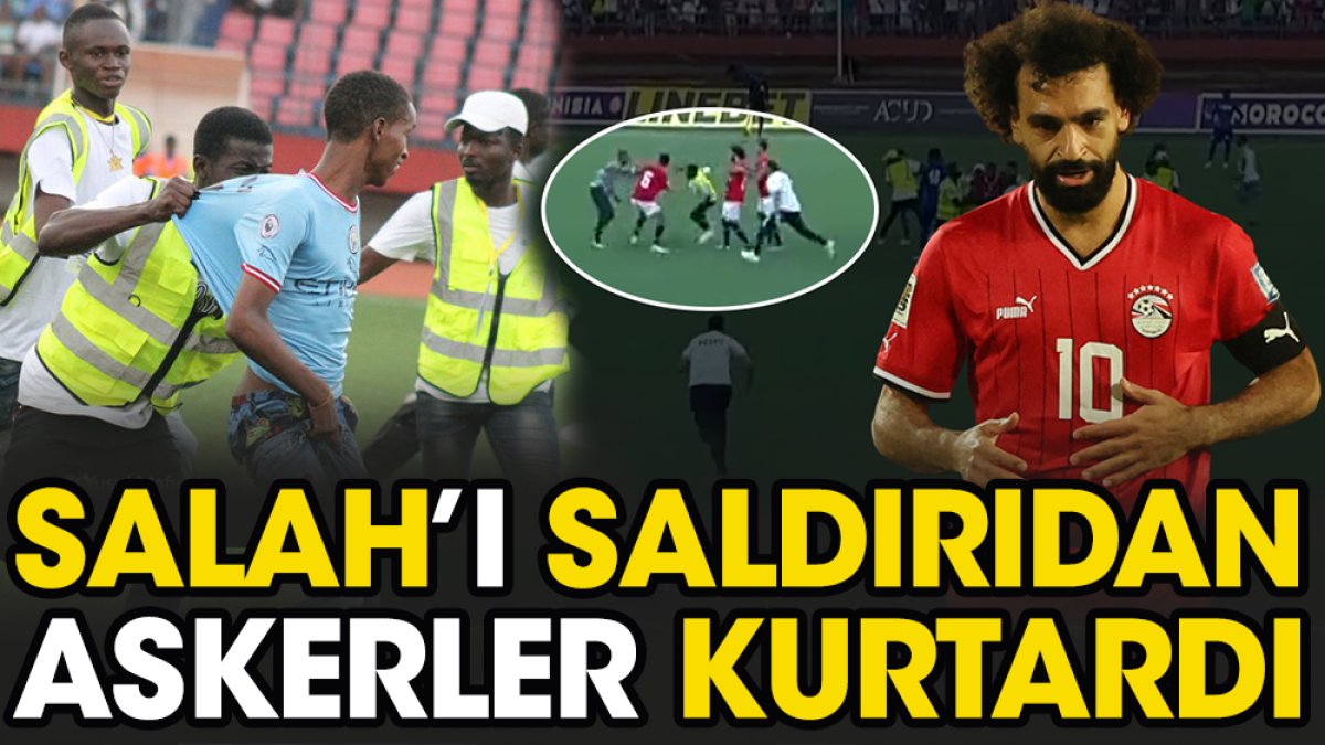 Mohamed Salah'ı askerler kaçırdı! Milli maçtaki saldırı anının videosu ortaya çıktı