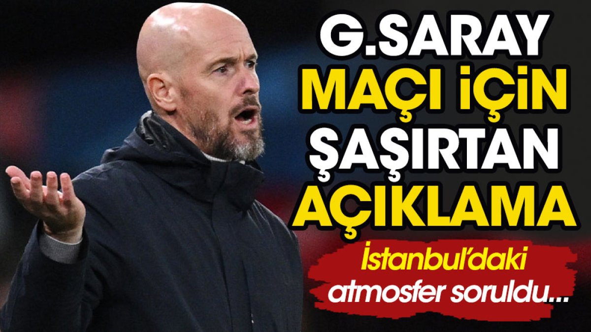 Manchester United'ın hocasından Galatasaray açıklaması: Rahatız!