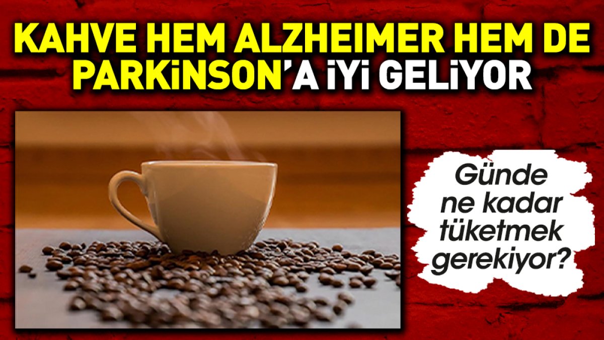 Kahve hem Alzheimer hem de Parkinson’a iyi geliyor. Günde ne kadar tüketmek gerekiyor?