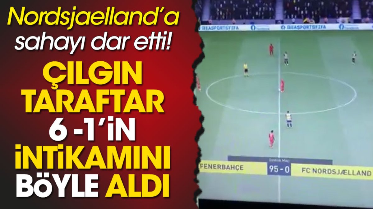 Fenerbahçe taraftarı 6-1’in intikamını Nordsjaelland’a 95 gol atarak aldı