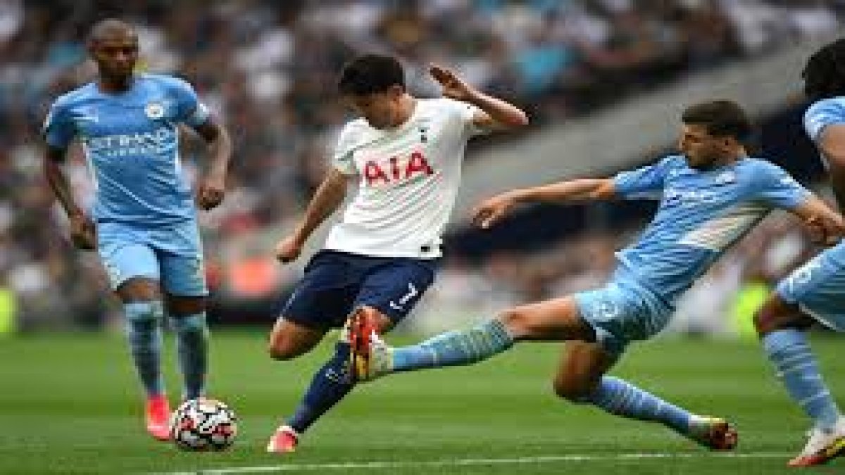 Son Heung Min maça damga vurdu. Manchester City Tottenham maçında 6 gol