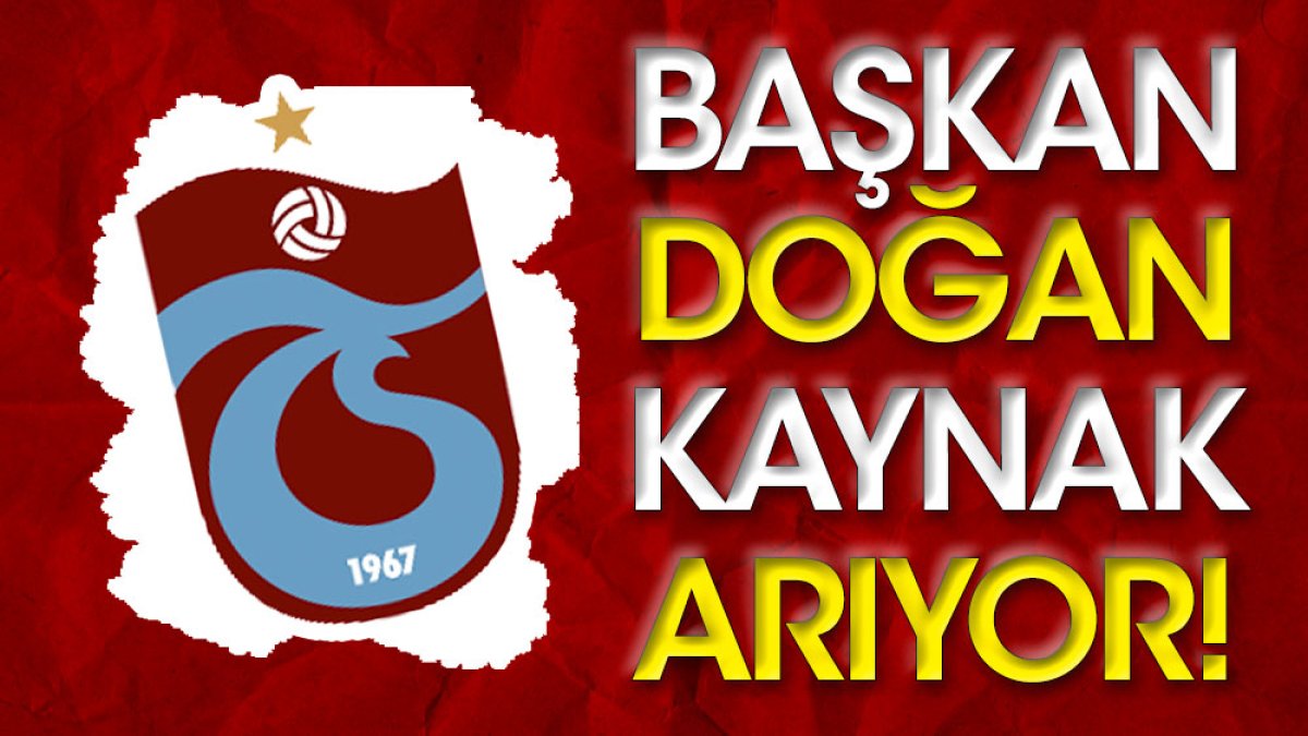 Trabzonspor'da acil kaynak aranıyor. 30 milyon Euro şart!