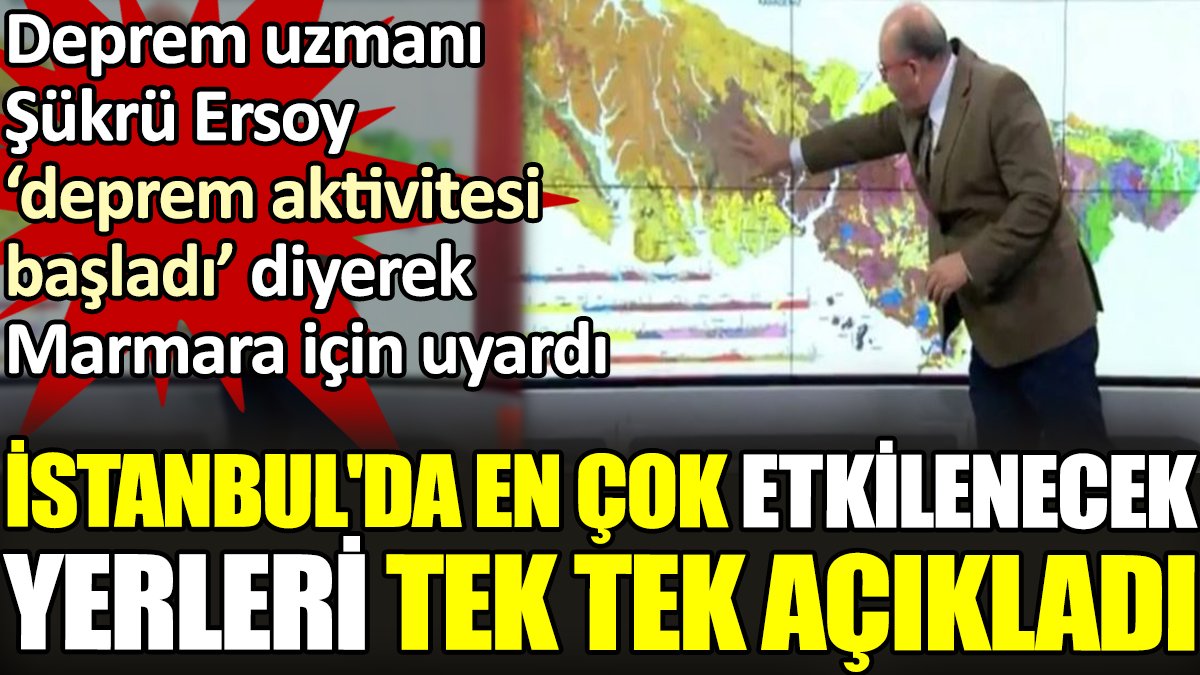 Deprem Uzmanı Şükrü Ersoy ‘deprem Aktivitesi Başladı Diyerek Marmara Için Uyardı 