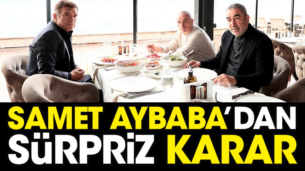 Beşiktaş'ta Samet Aybaba'dan sürpriz karar