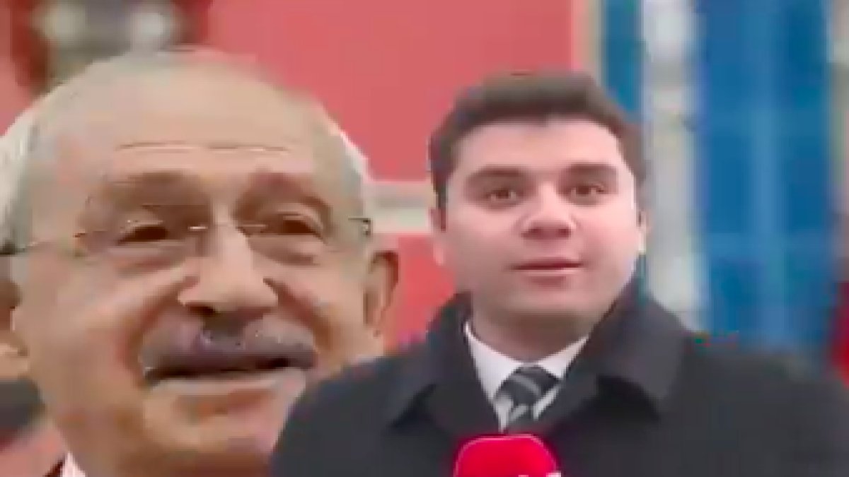 Muhabirin kafası karıştı, Kemal Kılıçdaroğlu dedi. Şaşkınlığı yüzünden okundu
