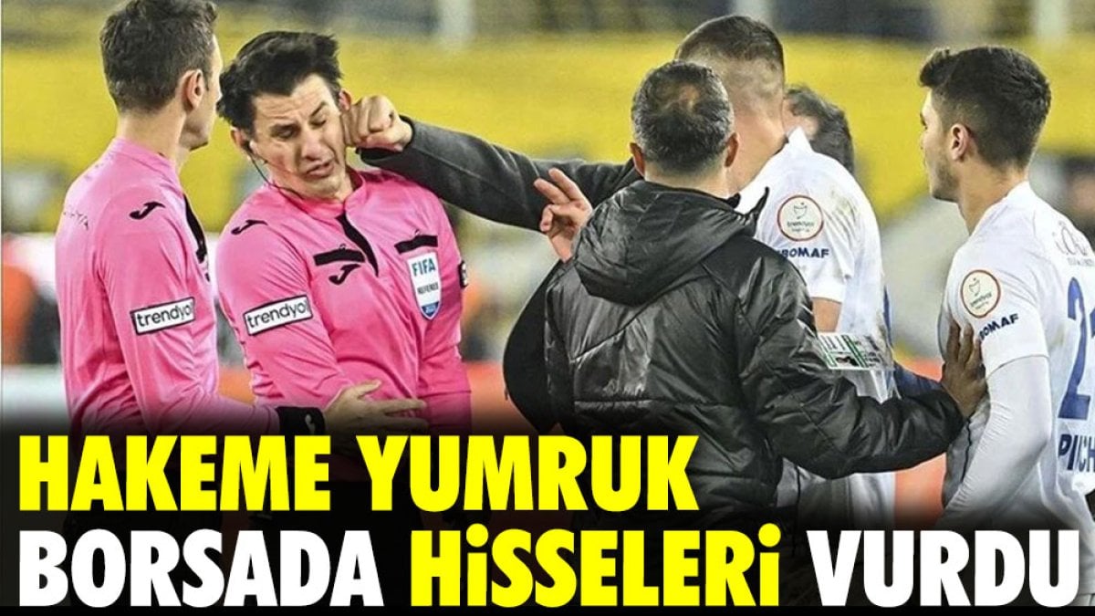 Hakeme yumruklu saldırı  borsada spor hisselerini vurdu