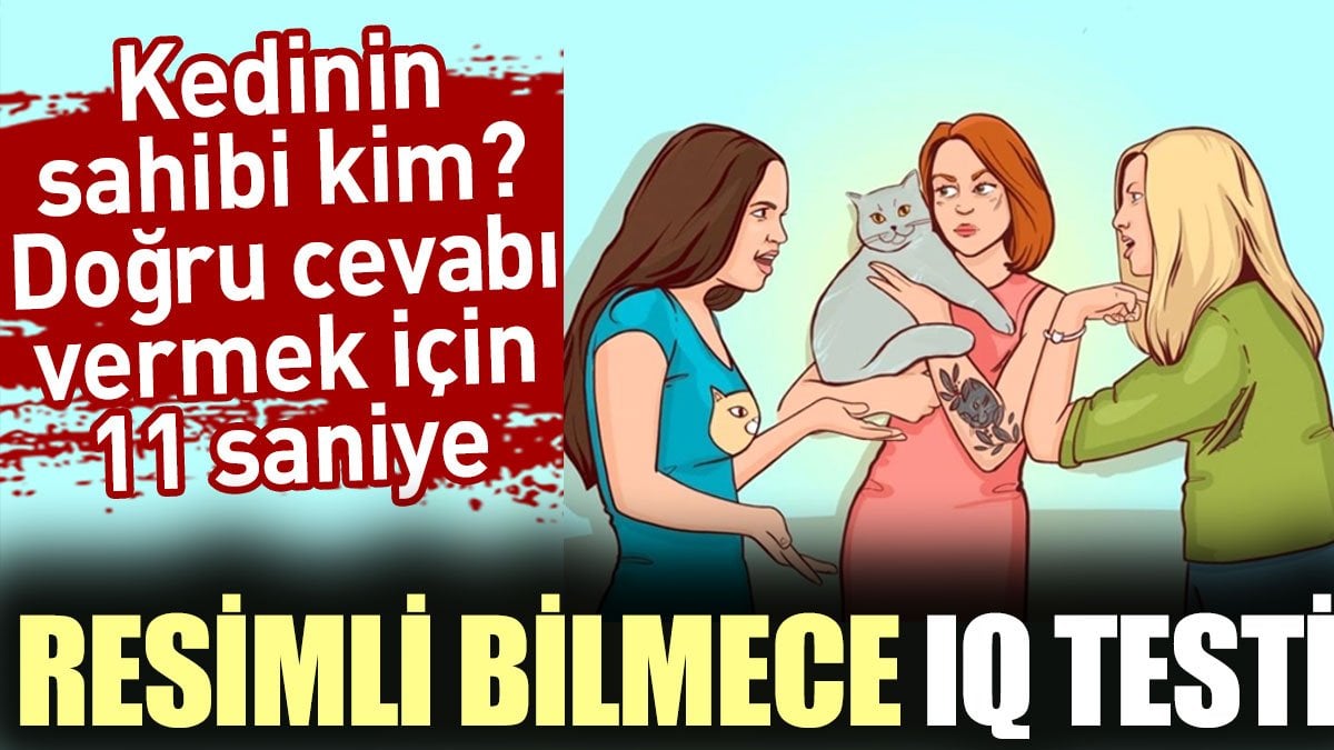 Kedinin sahibi kim? Doğru cevap vermek için 11 saniyen var!