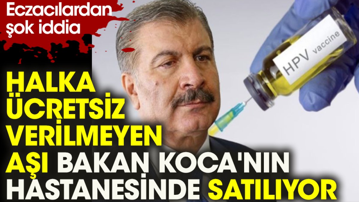 Eczacılardan Bakan Koca hakkında şok iddia