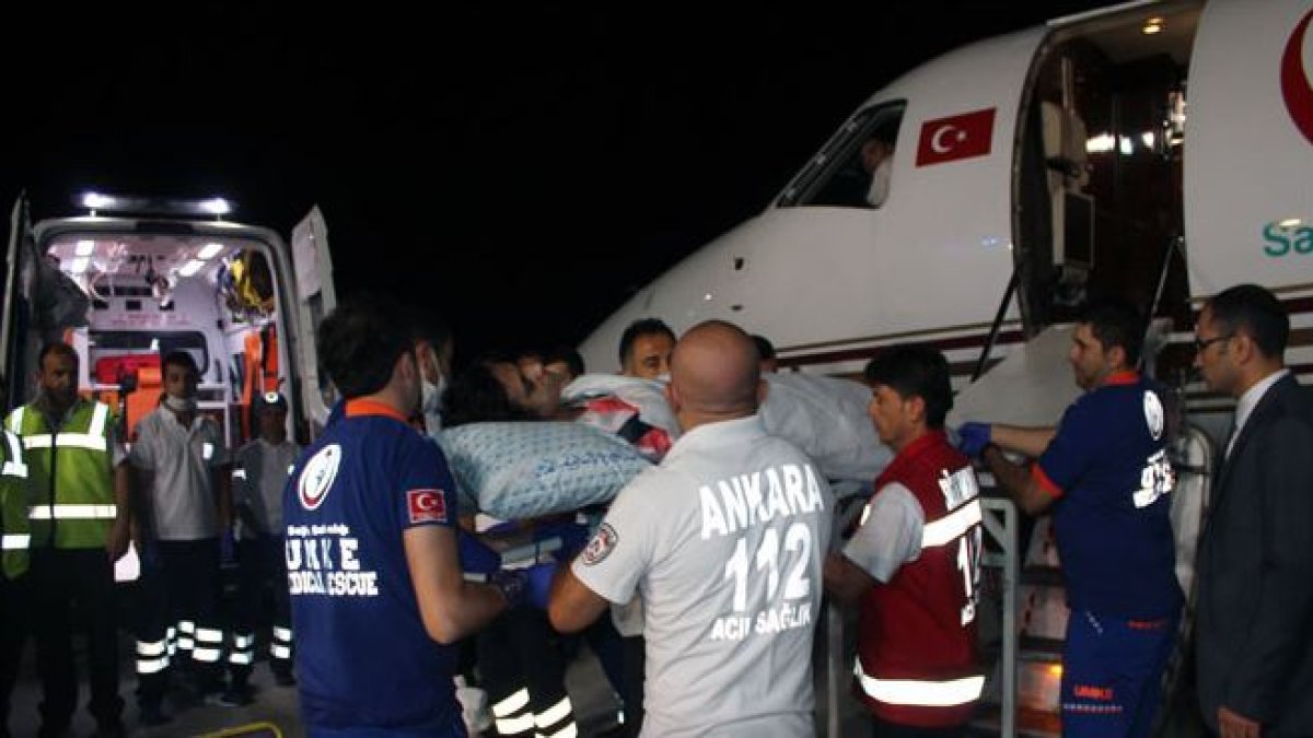 Gazze’den hasta ve yaralıları taşıyan ikinci uçak Türkiye’ye ulaştı