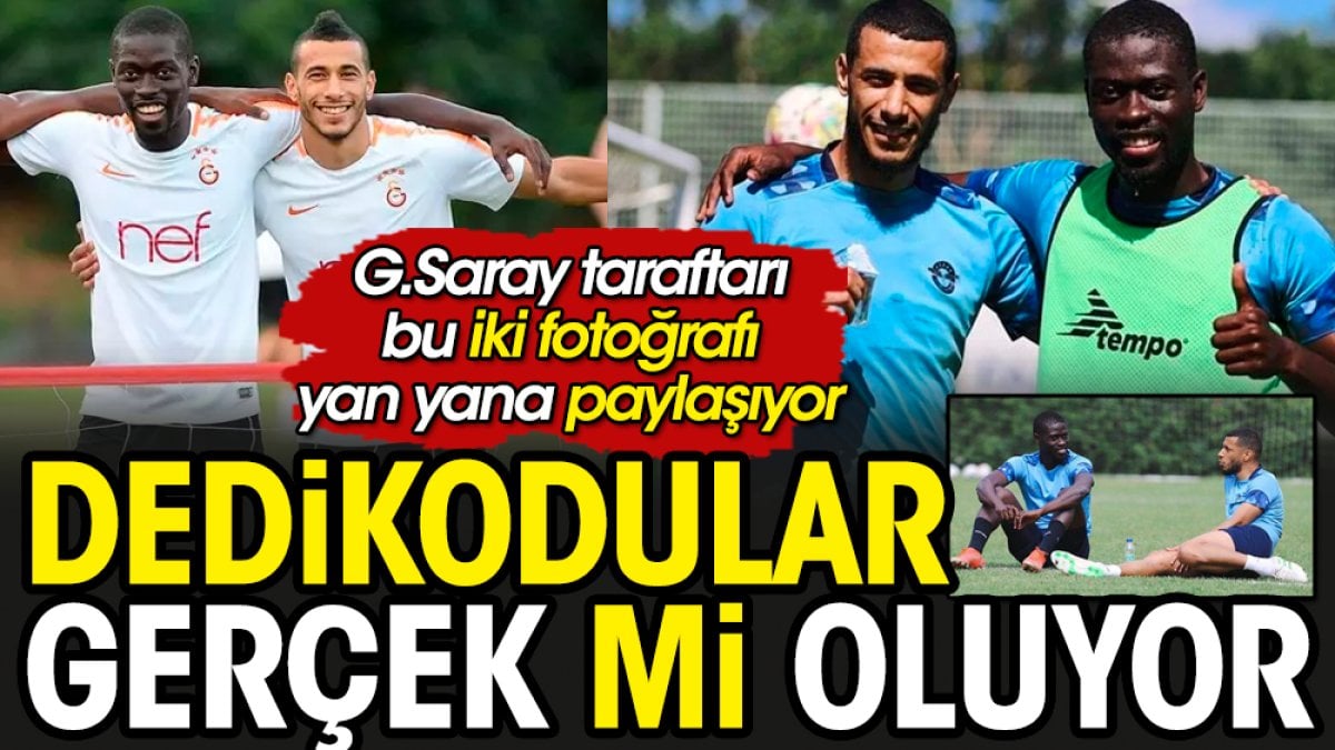 Galatasaray taraftarı Belhanda ve Ndiaye’nin fotoğrafını yan yana paylaştı. Dedikodular gerçek mi oluyor?