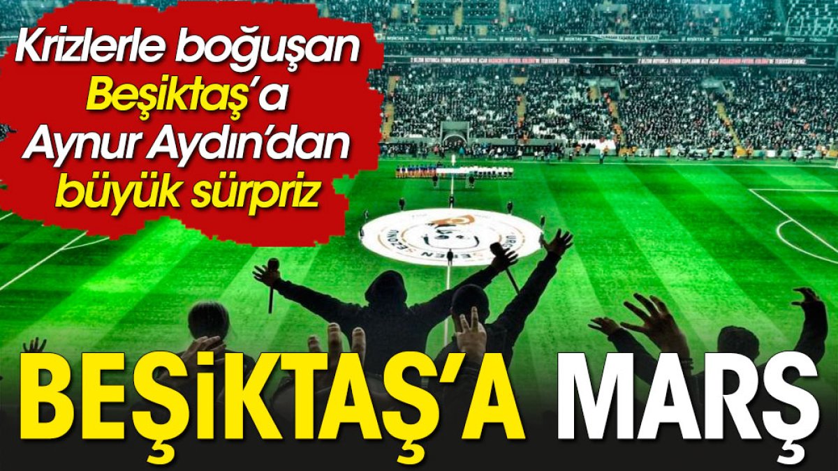 Krizlerle boğuşan Beşiktaş'a özel şarkı. Aynur Aydın yaptı