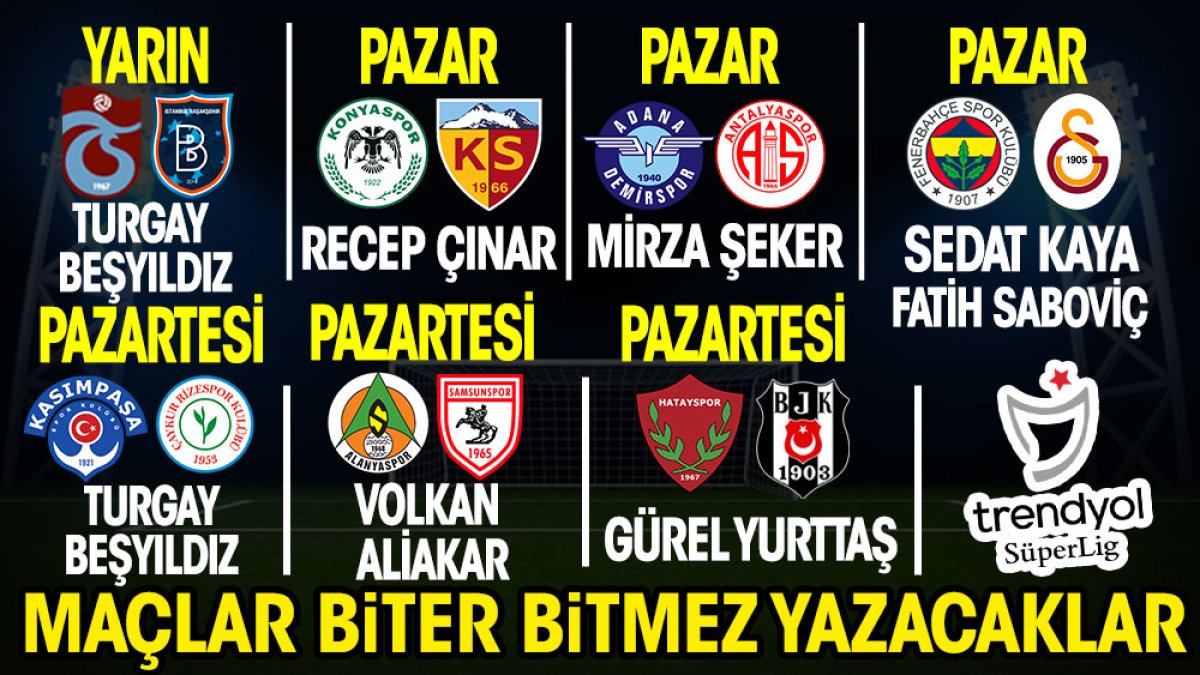 Fenerbahçe mi Galatasaray mı? Süper Lig'de derbi heyecanı Yeniçağ'da! Maçlar biter bitmez yazacaklar