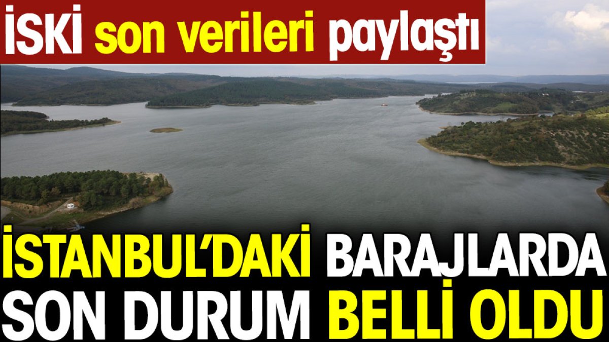 İstanbul'un barajlarındaki son durum açıklandı! İSKİ son verileri paylaştı