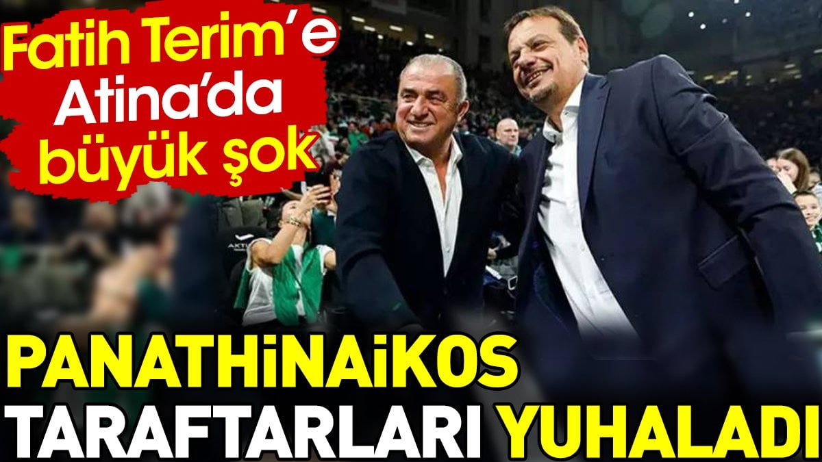 Fatih Terim'e Atina'da büyük şok. Panathinaikos taraftarları yuhaladı