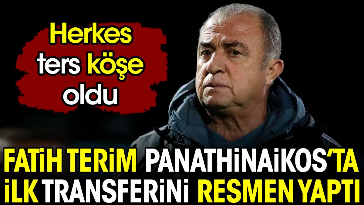 Fatih Terim Panathinaikos'ta ilk transferini yaptı. Herkes ters köşe oldu