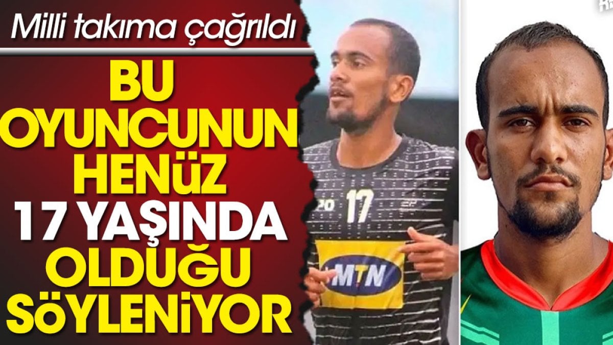 Bu futbolcunun henüz 17 yaşında olduğu söyleniyor