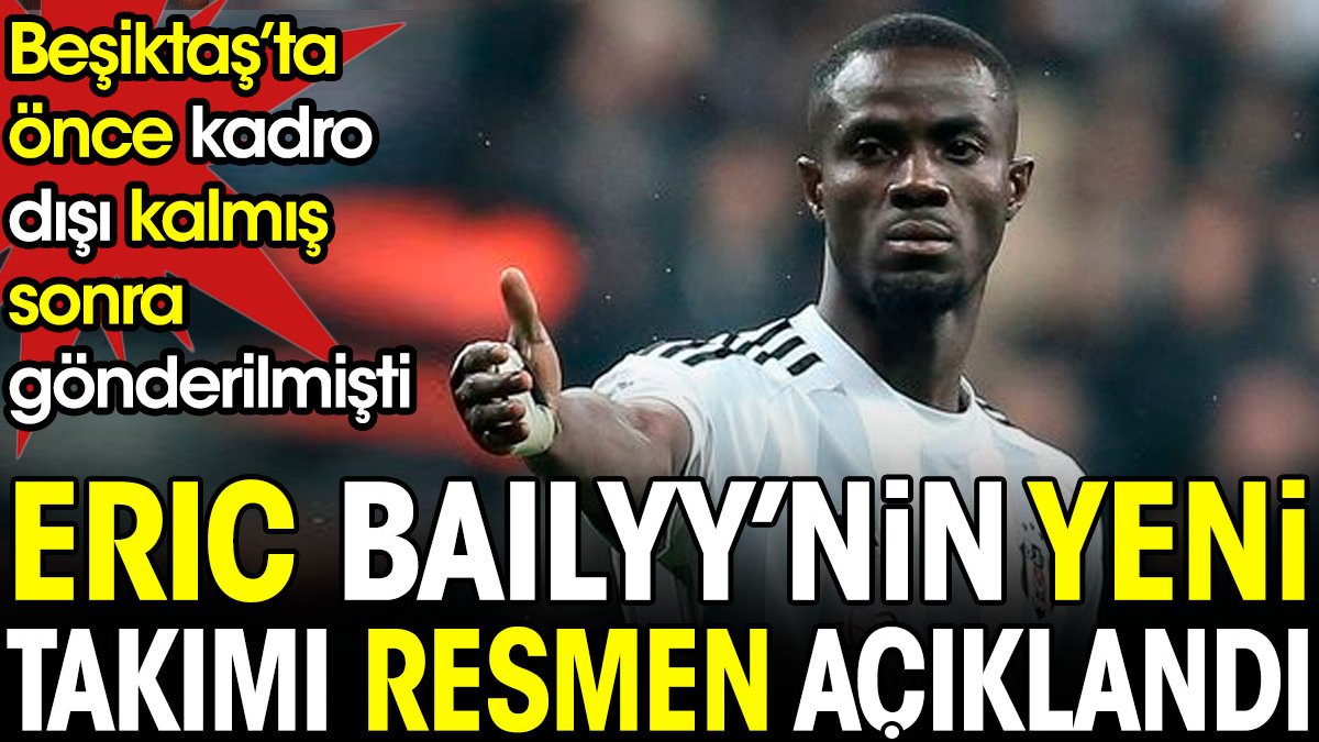 Beşiktaş'tan gönderilen Eric Bailly yeni takımına imzayı attı