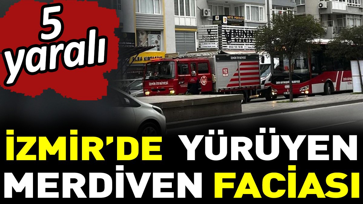 İzmir’de yürüyen merdiven faciası. 5 yaralı