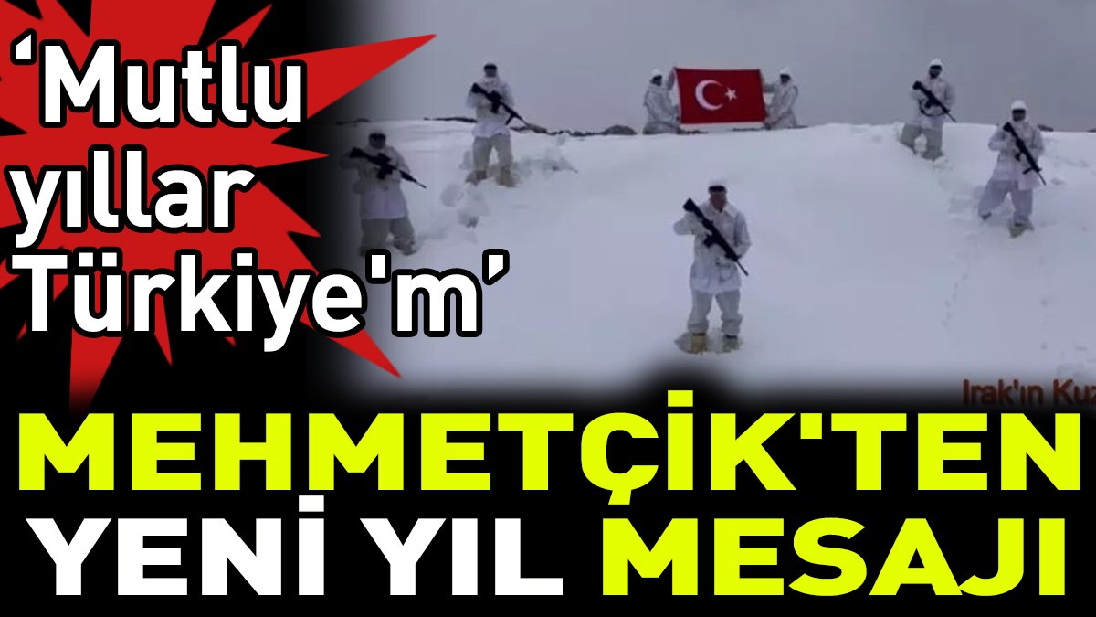 Mehmetçik'ten yeni yıl mesajı. ‘Mutlu yıllar Türkiye'm’