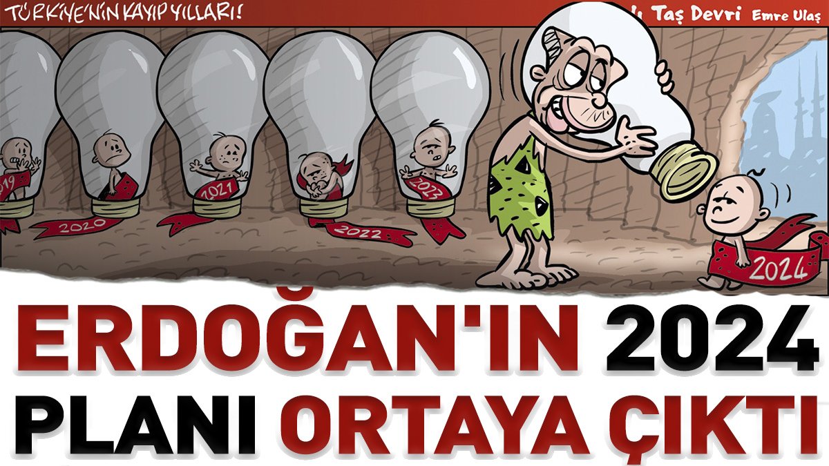Erdoğan'ın 2024 planı ortaya çıktı. Emre Ulaş kabız entelleri kıskançlıktan çatlayacağı karikatürü çizdi