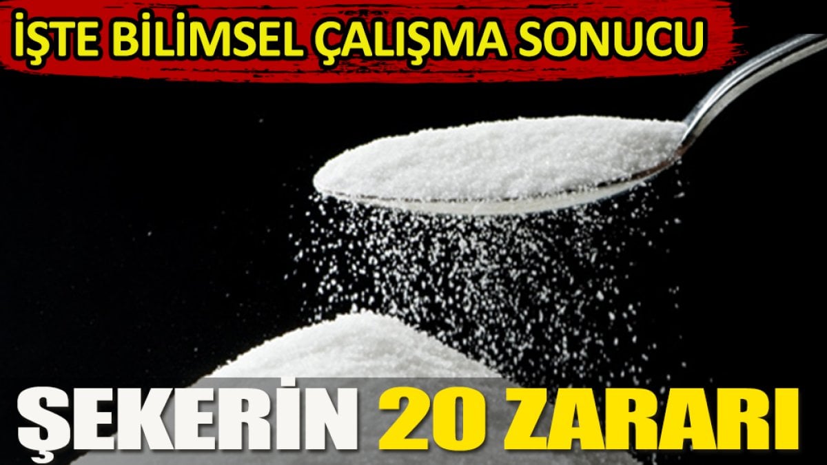 İşte şekerin az bilinen 20 zararı