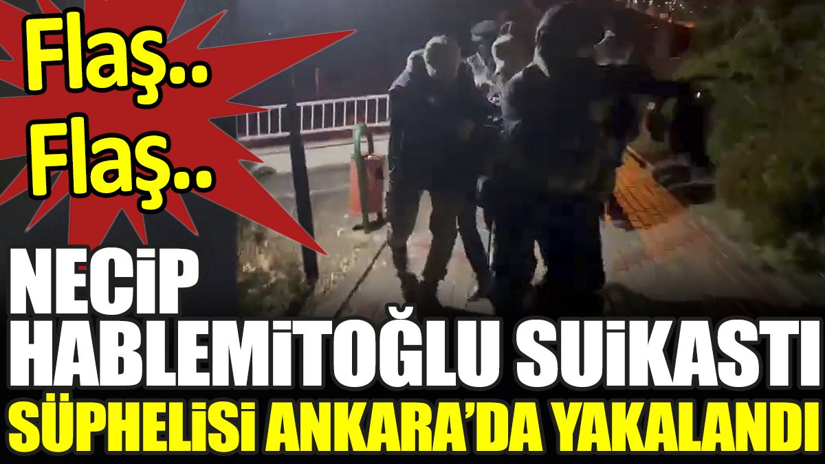Necip Hablemitoğlu suikastı şüphelisi Ankara'da yakalandı