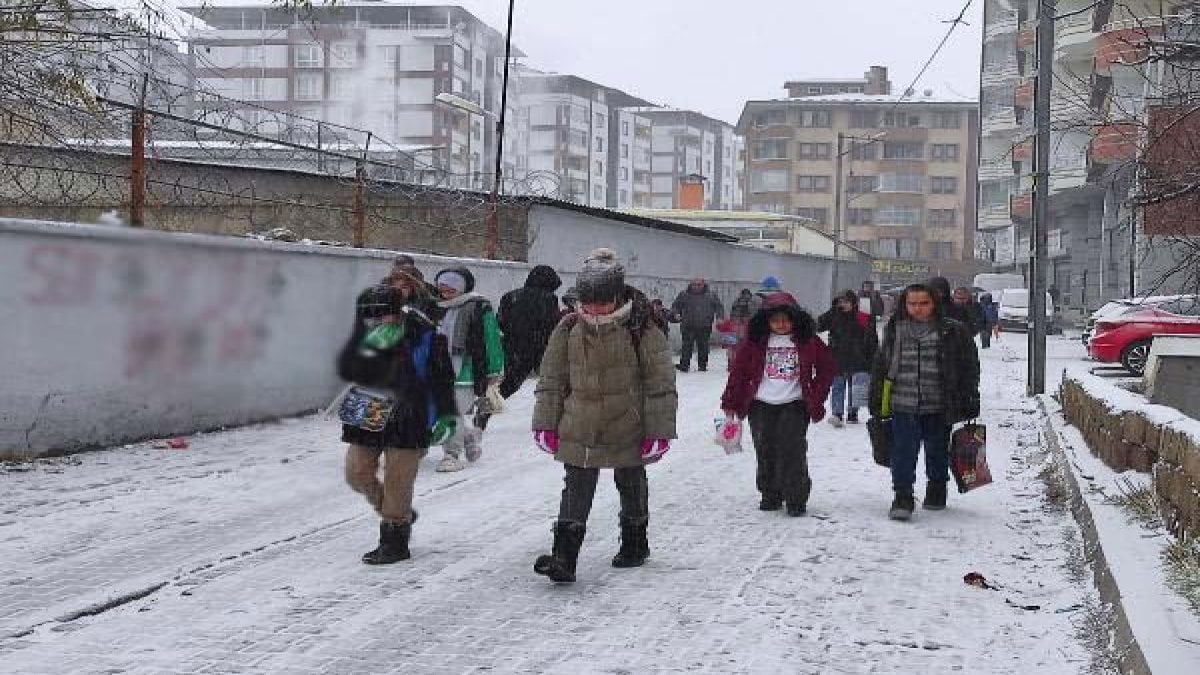 Van'da eğitime 'kar' engeli