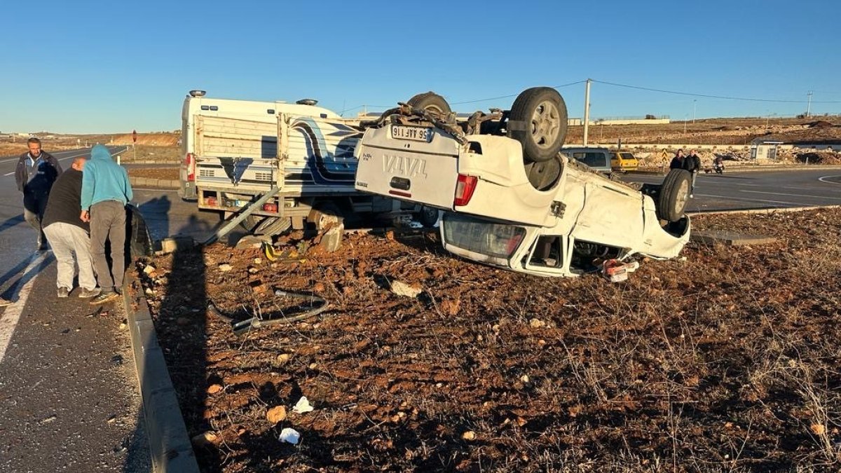 Midyat’ta trafik kazası: 4 yaralı