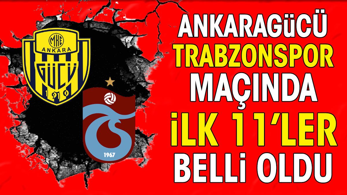 Trabzonspor'un Ankaragücü maçı ilk 11'i belli oldu. Abdullah Avcı kararını verdi