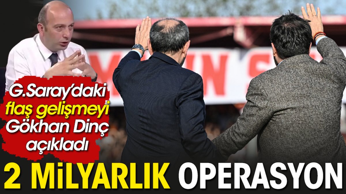 Galatasaray'da 1 operasyon. 2 milyar kasaya. 70 şirket sırada