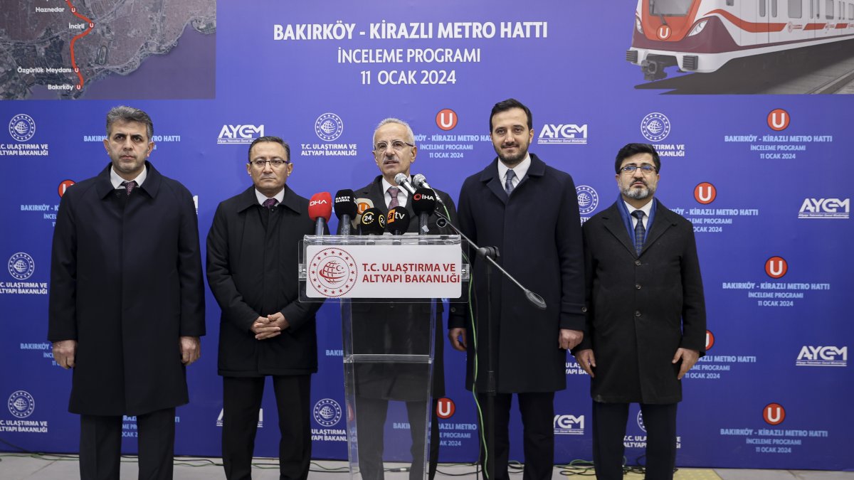 Bakırköy-Kirazlı Metro Hattı'nın açılış tarihi belli oldu