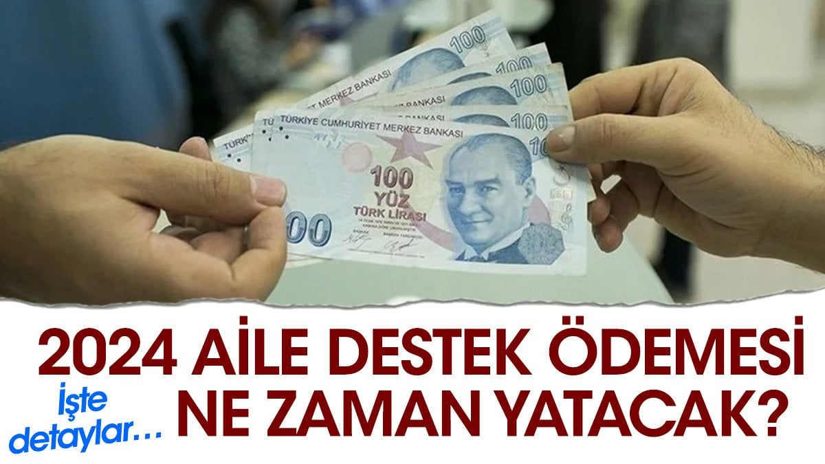 2024 Aile destek ödemesi ne zaman yatacak?