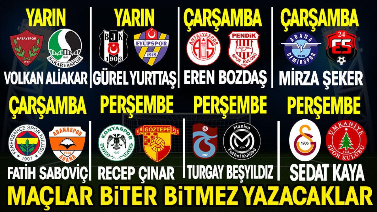 Ziraat Türkiye Kupası'nda büyük heyecan Yeniçağ'da! Maçlar biter bitmez yazacaklar