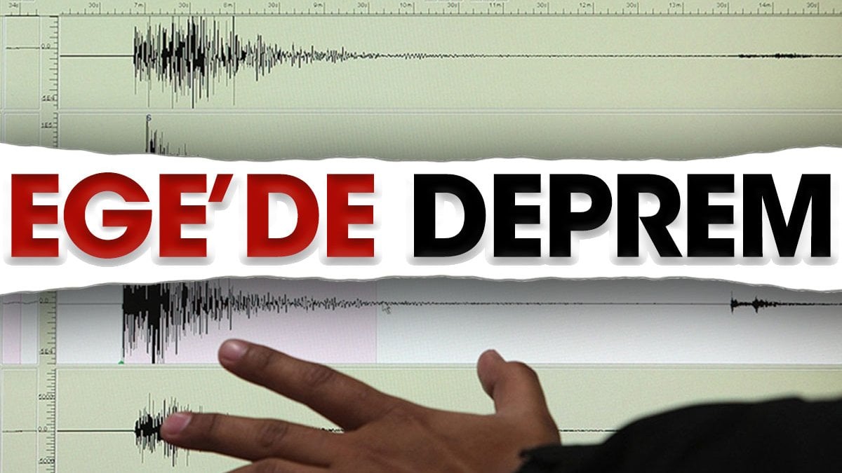 Son dakika... Ege'de deprem