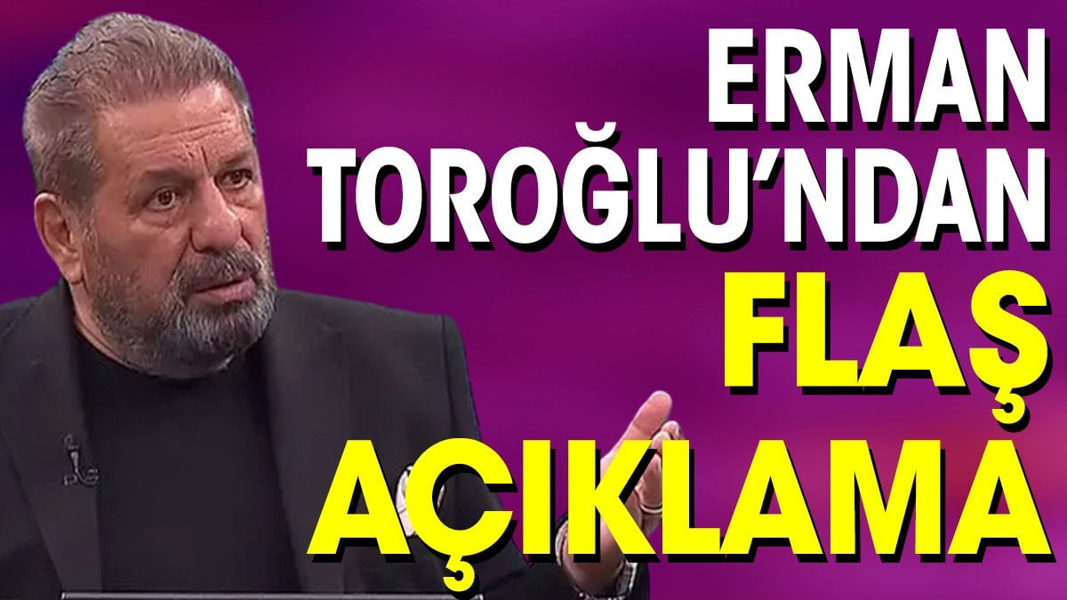 Erman Toroğlu'ndan flaş Beşiktaş iddiası: Elini kolunu bağladılar