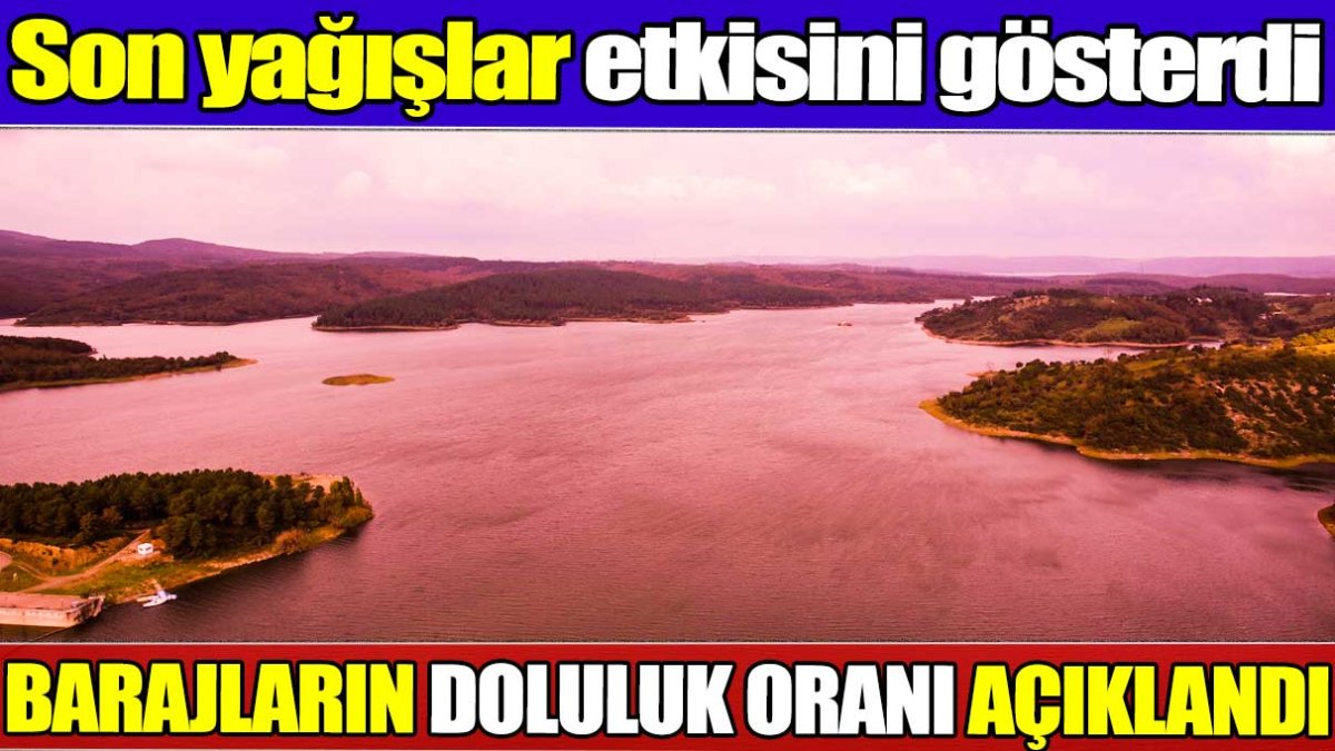 İstanbul'da barajların doluluk oranı açıklandı! Son yağışlar etkisini gösterdi