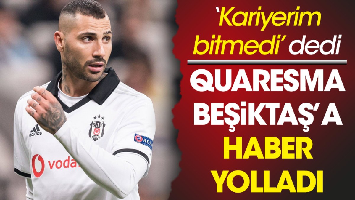 Ricardo Quaresma'dan Beşiktaş açıklaması. 'Ne olacağını göreceğiz'