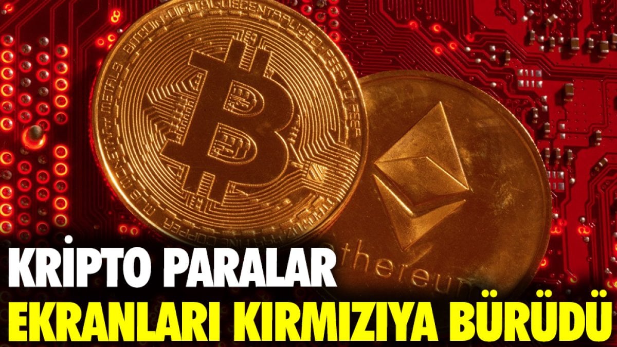 Kripto paralar ekranları kırmızıya bürüdü