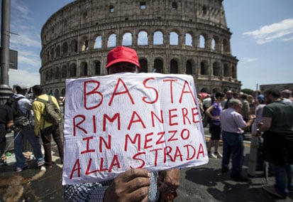 Roma’da Dünya Mülteciler Günü eylemi