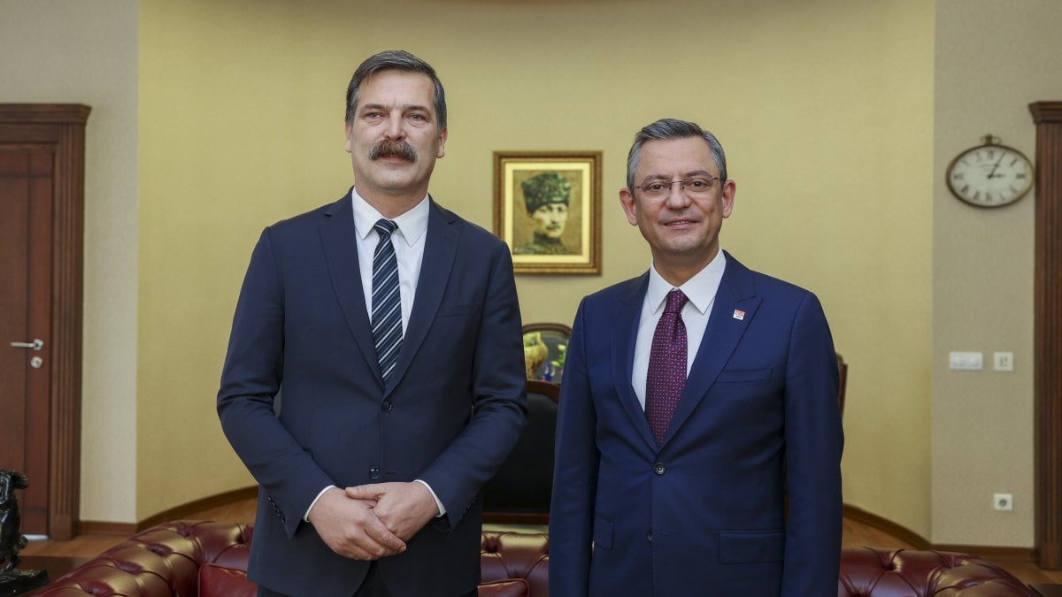 CHP Genel Başkanı Özel, TİP Genel Başkanı Baş ile görüştü