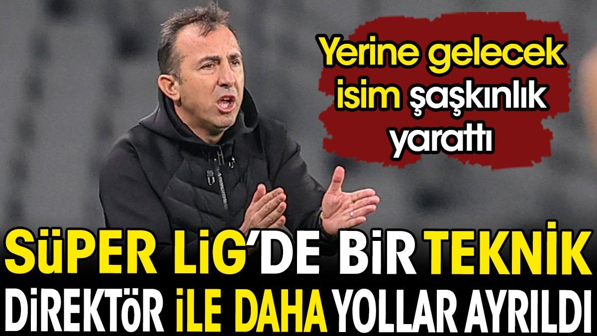 Süper Lig'de bir teknik direktör ile daha yollar ayrıldı