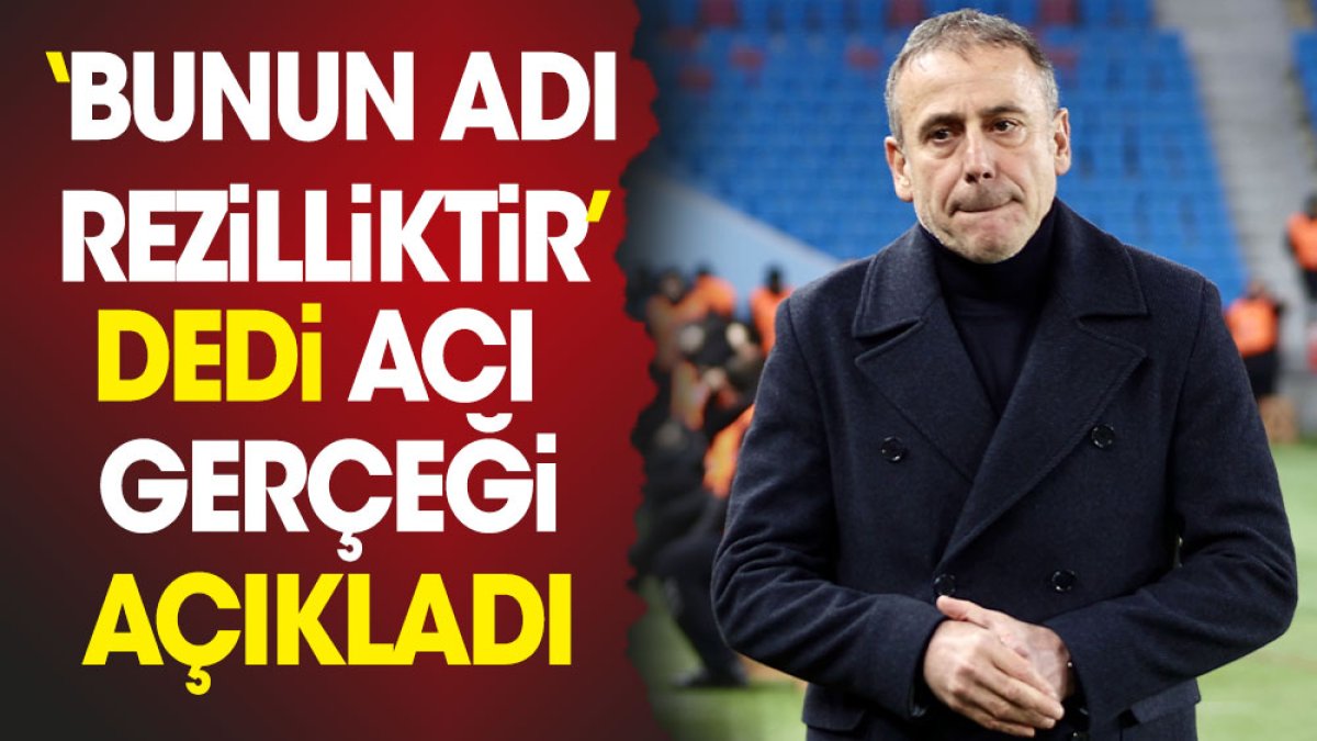 Trabzonspor için 'Bunun adı rezilliktir' dedi acı gerçeği açıkladı