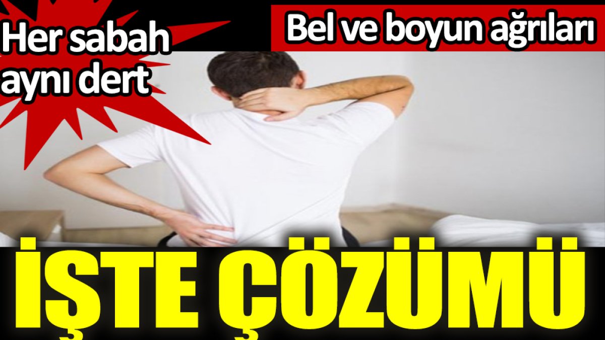 Uyurken ağrılarınız olmaması için ne yapmalı