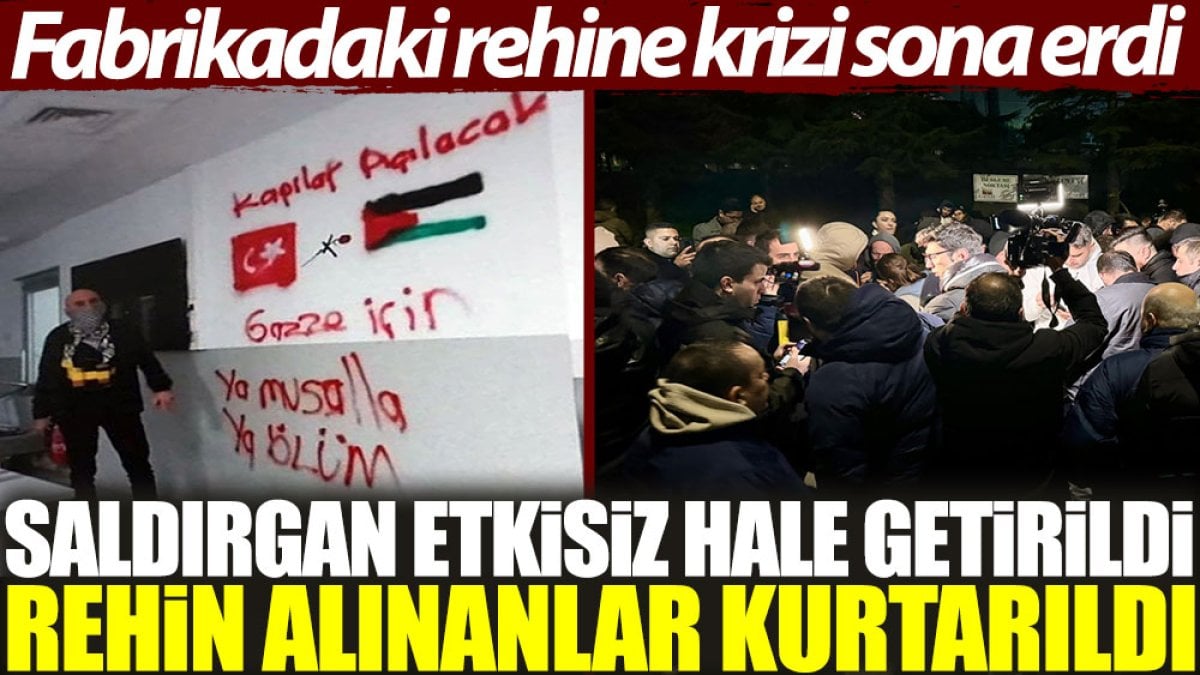 Son dakika... Saldırgan etkisiz hale getirildi, rehin alınanlar kurtarıldı