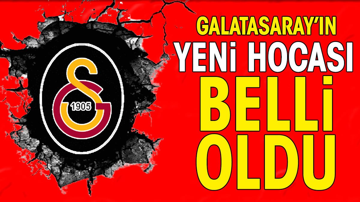 Galatasaray yeni başantrenörünü açıkladı. İmzalar atıldı