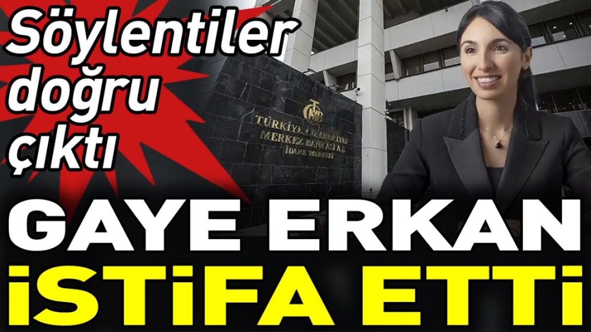 Son dakika... Merkez Bankası Başkanı Hafize Gaye Erkan istifa etti