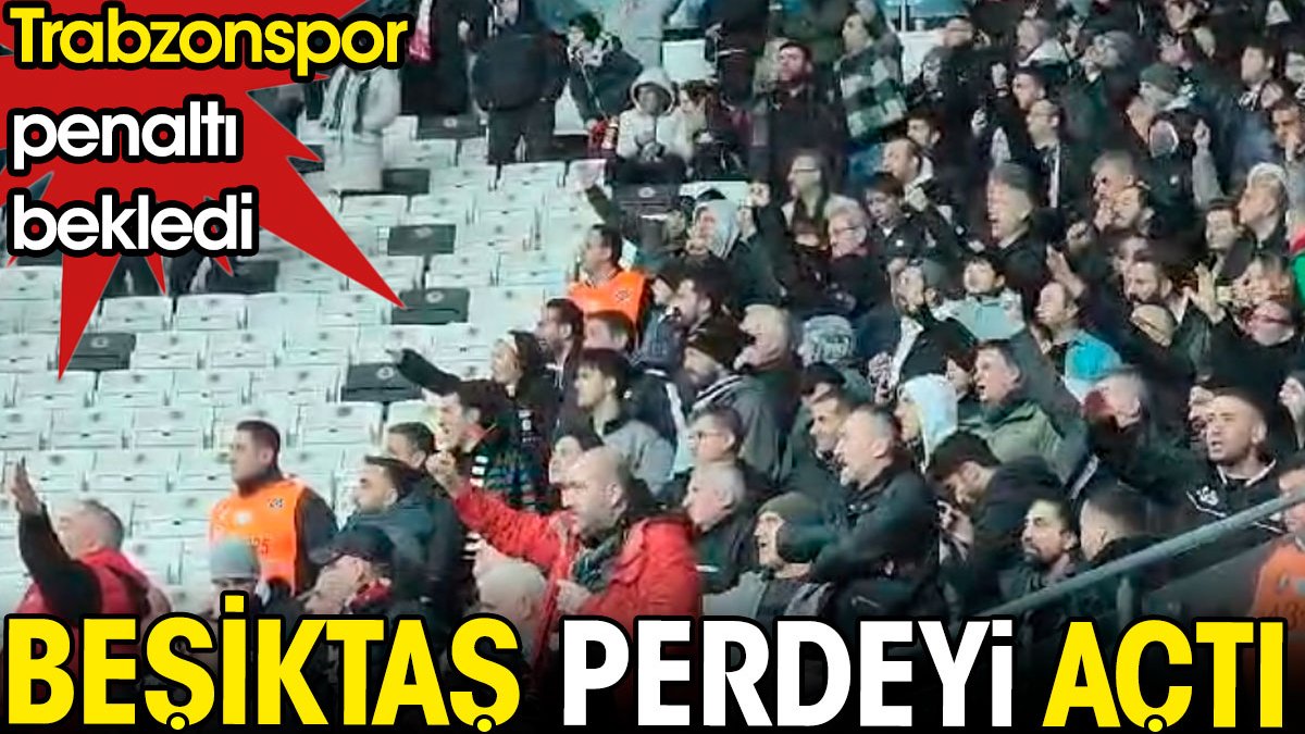 Trabzonspor penaltı beklerken Beşiktaş golü attı